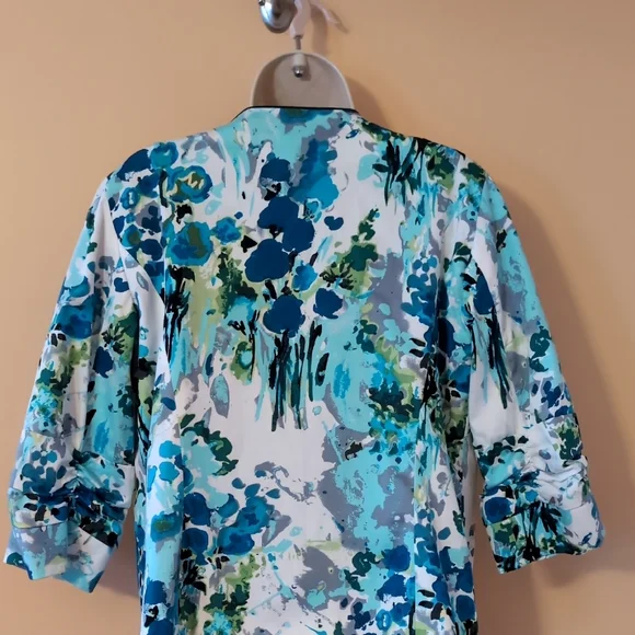 Molly & Maxx Floral Print Ladies Jacket - Picture 4 of 14